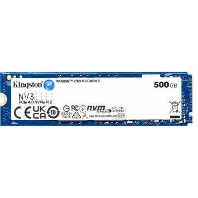 Kingston NV3 500GB M.2-2280 PCIe Gen4 NVMe SSD - CCL Computers